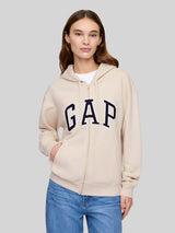 Gap Relaxed Gap Logo Zip Hoodie,627454