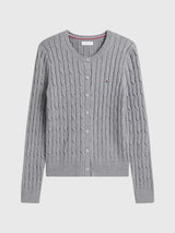 TOMMY HILFIGER Cable Knit Cardigan,XW07848-HIN