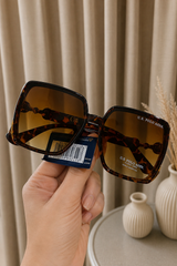 Immediate US Polo  LADIES ARTISAN OPEN-TEMPLE SQUARE SUNGLASSES Serial PA5171-0000A