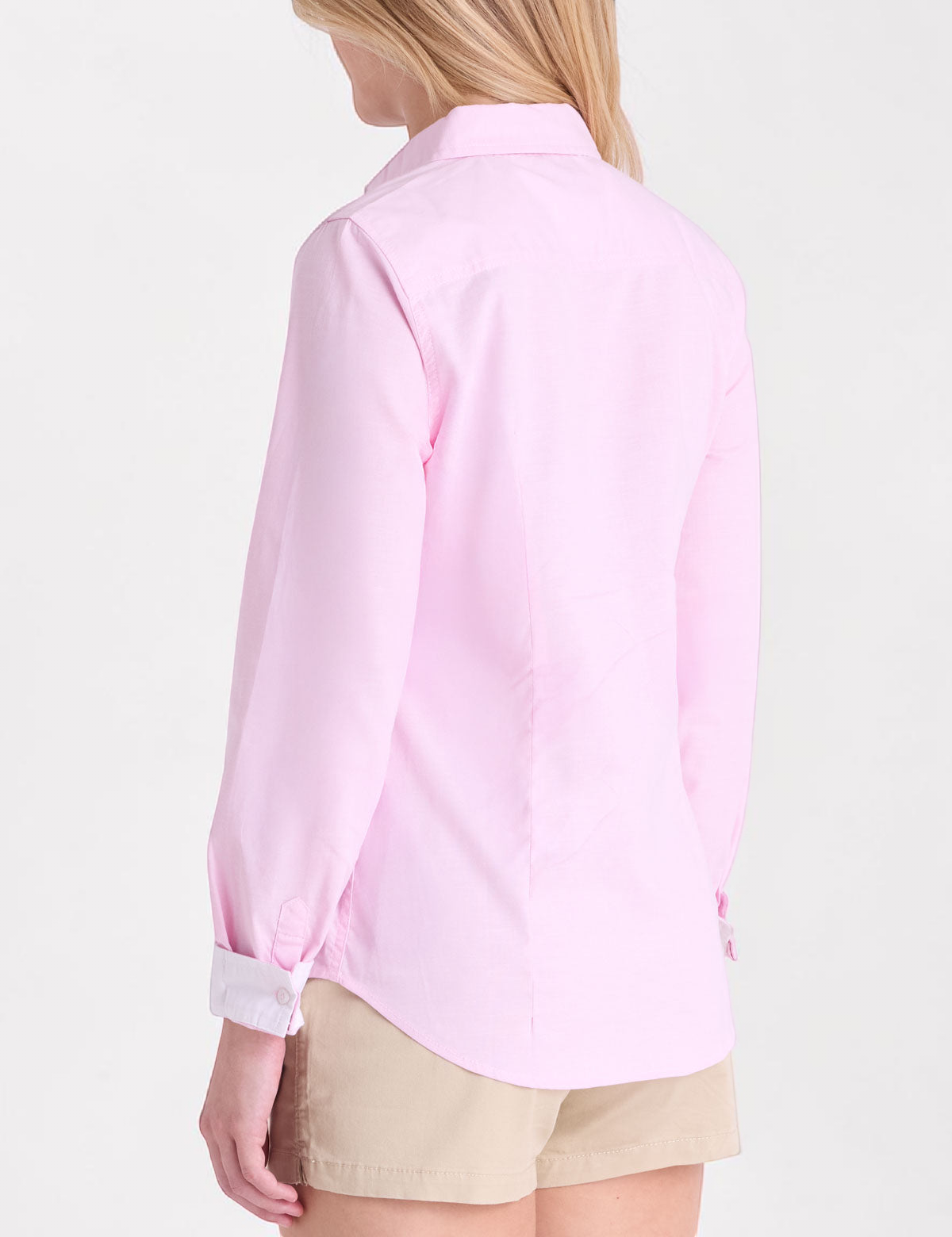Immediate LONG SLEEVE SOLID STRETCH OXFORD SHIRT Serial 215859-YI00A