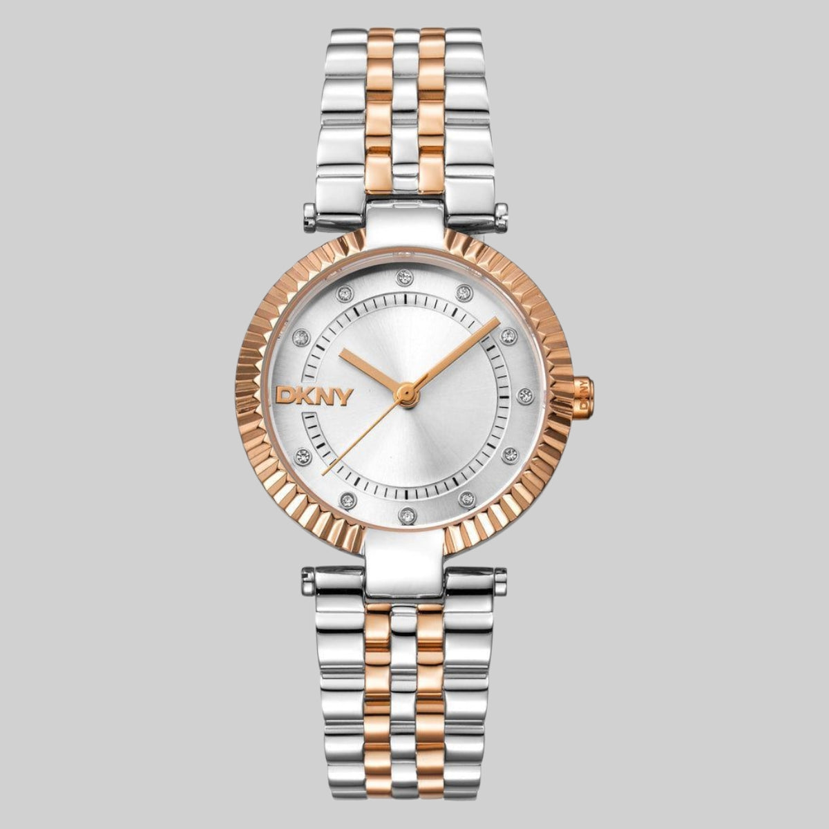 Essential Glitz Quartz Silver Women's Watch,DK1L042M0085
