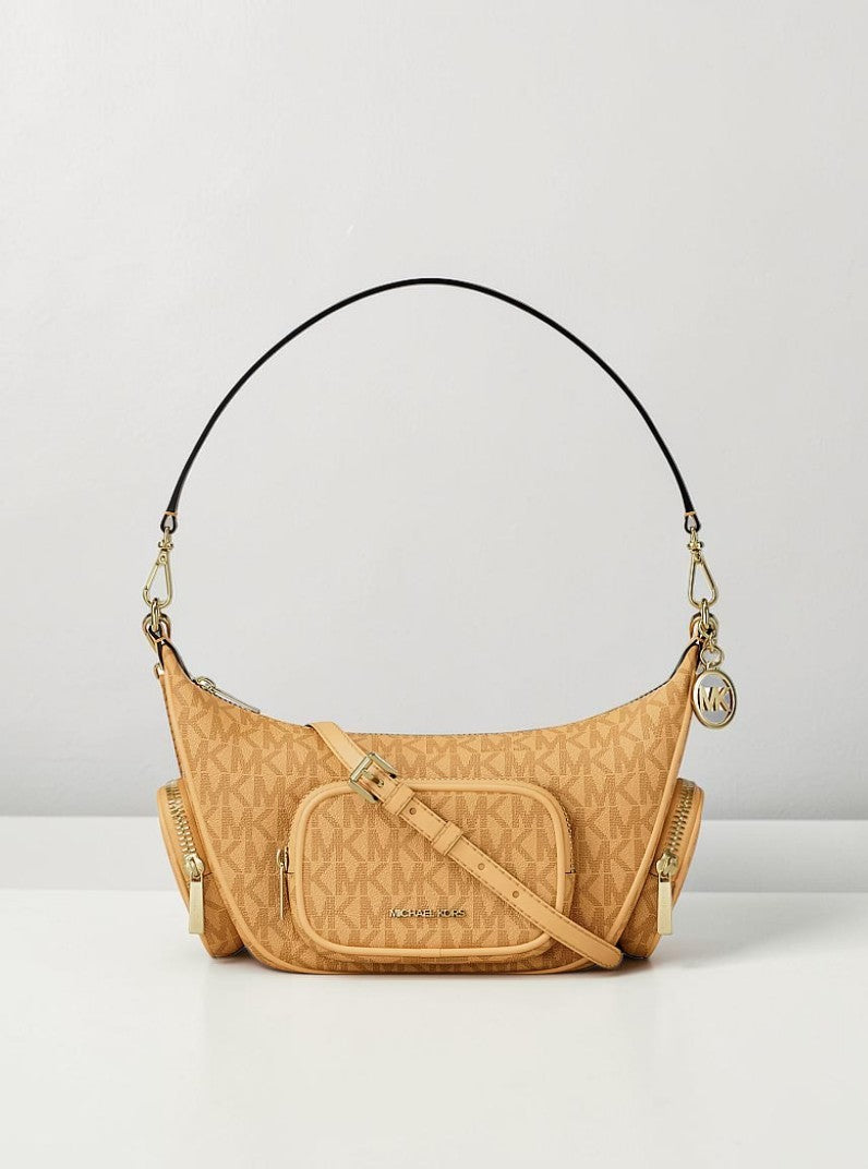 Michael Kors Merritt Signature Logo Convertible Crossbody Bag,35S6S0WC1B