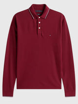 TOMMY HILFIGER Long-Sleeve Tommy Wicking Polo,78J9766-VLP
