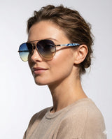 US Polo LADIES METAL AVIATOR SUNGLASSES Serial PA5030