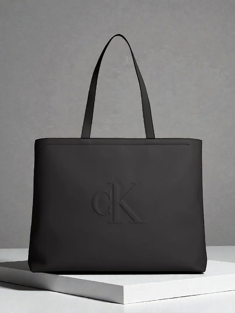 C.K Sculpted Impression Slim Tote Bag