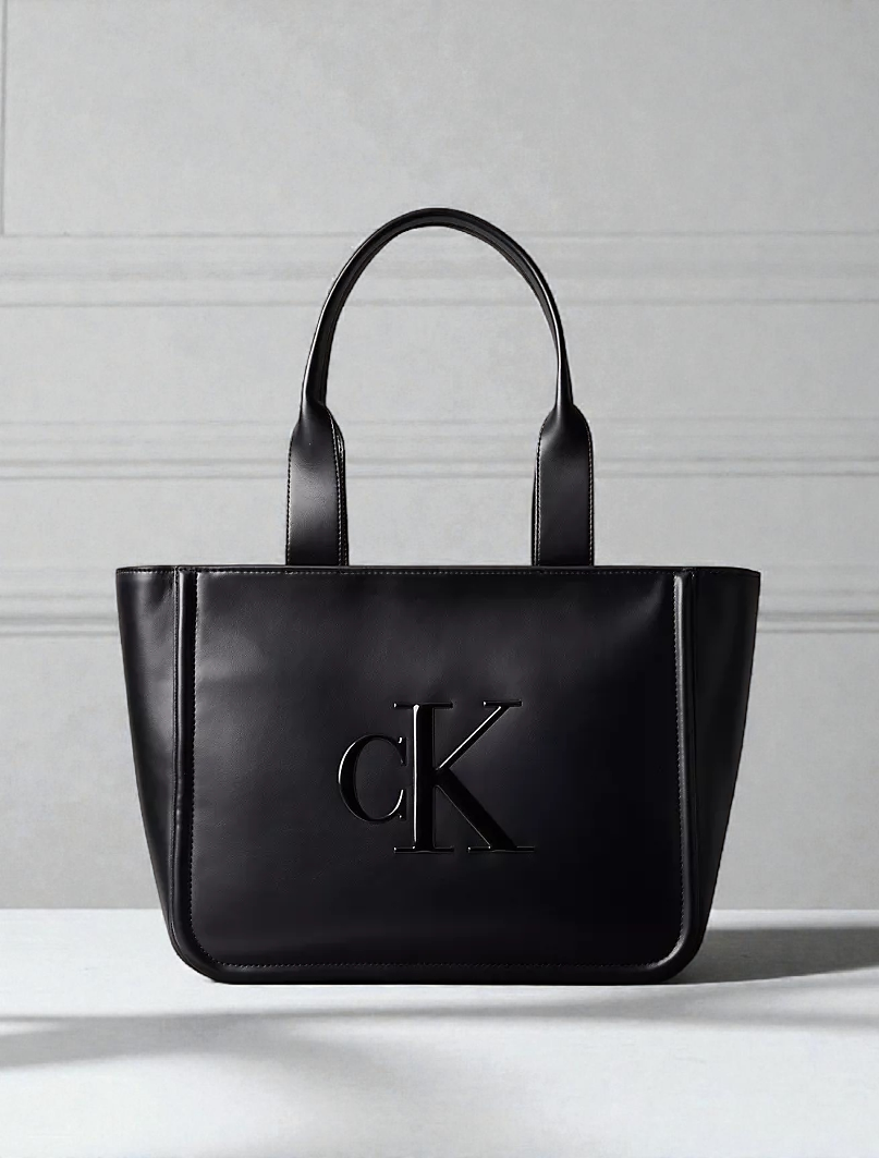 C.K Embossed Monogram Tote Bag 4F3218G