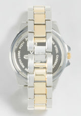 Link Bracelet Crystal Sport Bezel Watch