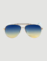 LADIES METAL AVIATOR SUNGLASSES،PA5030-0000A