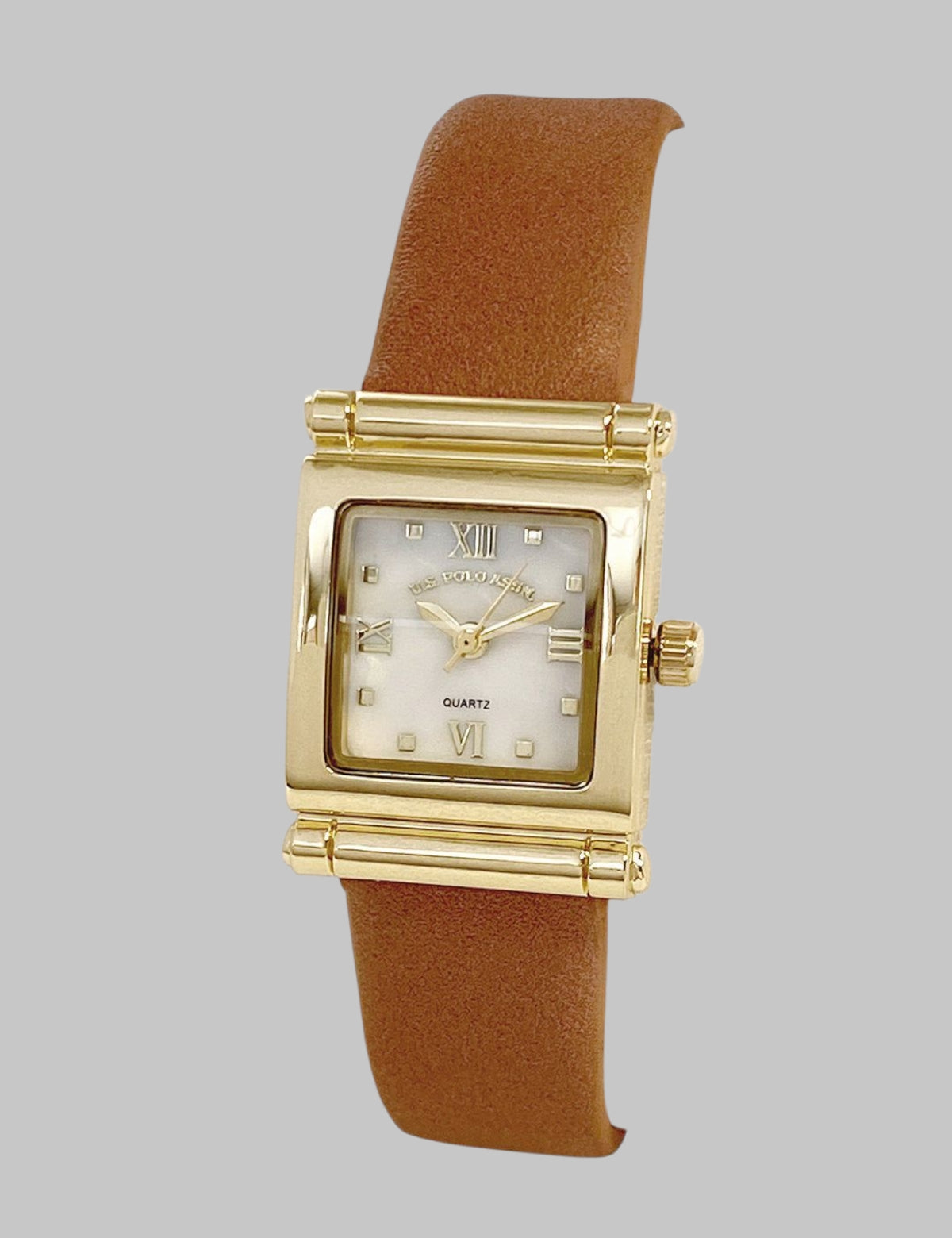LADIES BROWN STRAP SQUARE FACE WATCH
SKU: USC42173UO-0000A