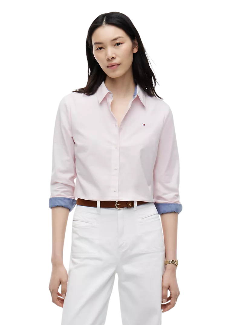 Regular Fit Stretch Oxford Shirt Shirt 76J4826-CJP
