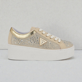 Sonly Rhinestone Platform Sneakers