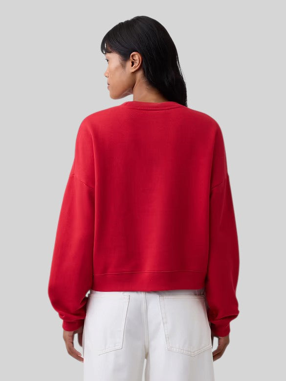 Gap Oversized Wedge Crewneck Sweatshirt,1174939