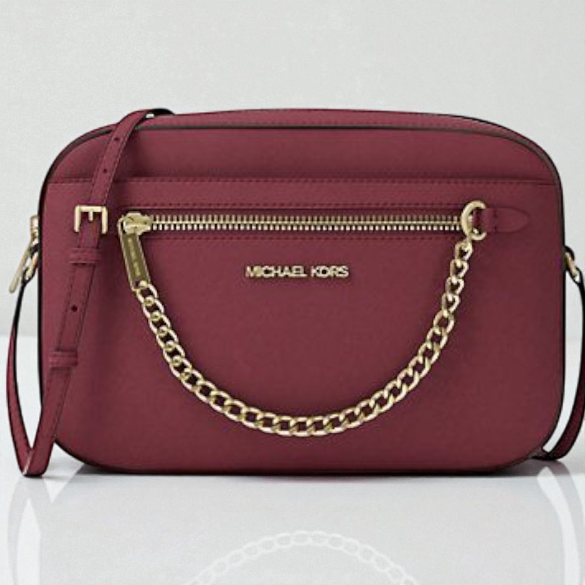 Jet Set Large Saffiano Leather Crossbody Bag 35S1GTTC7L