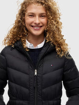 TOMMY HILFIGER  Quilted Hooded Jacket,XW09404-ACI