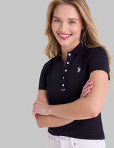 SLIM FIT INTERLOCK POLO SHIRT