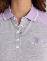 COLOR BLOCK SNAP POLO SHIRT,216662-ZH00A