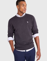 US.POLO.ASSN SOFT COTTON JERSEY CREW NECK SWEATER,USUF6S5243-0000A