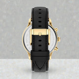 Bennett Multifunction Black Leather Watch