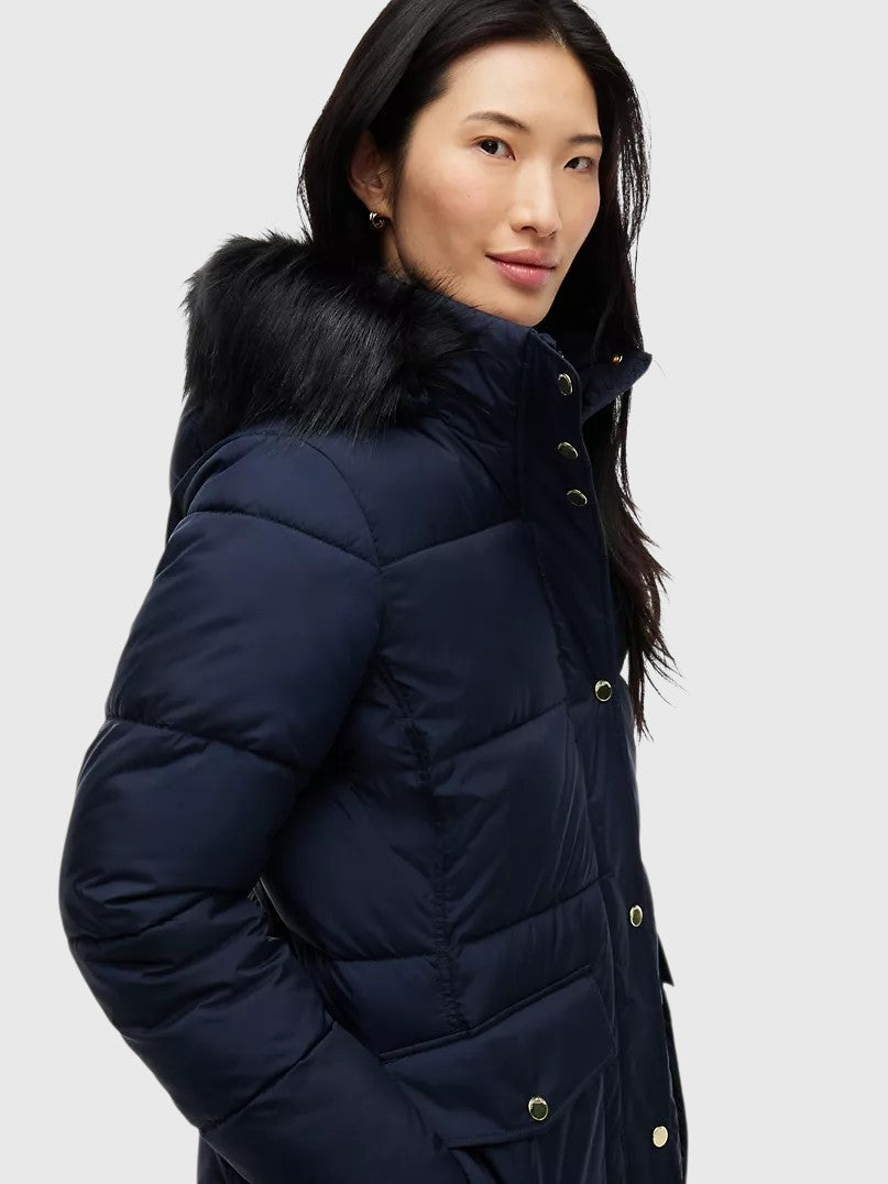 TOMMY HILFIGER Hooded Puffer Coat,XW06091