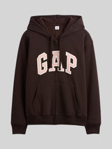 Gap Relaxed Gap Logo Zip Hoodie,627454