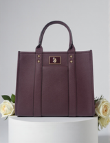Immediate USPA BOX TOTE WITH CROSSBODY STRAP