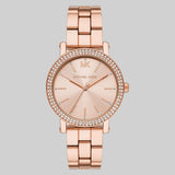 Corey Quartz Rose Gold Women's Watch,MK7548