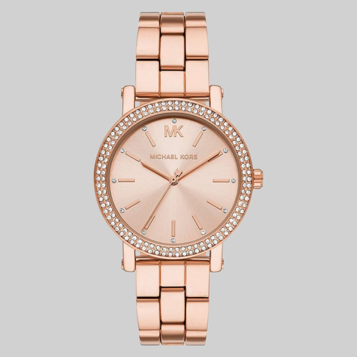 Corey Quartz Rose Gold Women's Watch,MK7548