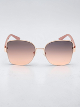 Guess 59mm Gradient Butterfly Sunglasses