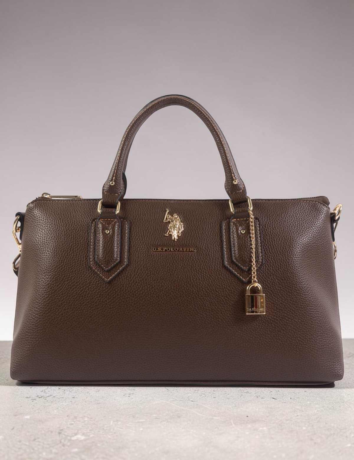 Immediate LOCK CHAIN SATCHEL BAG WITH CROSSBODY STRAP،27V0063-AA00A ()