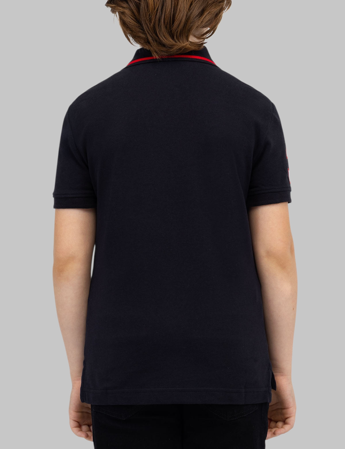 BOYS PIQUE SOLID POLO SHIRT