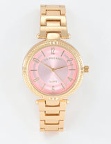 LADIES GOLD LINK WATCH,USC40720UO-0000A