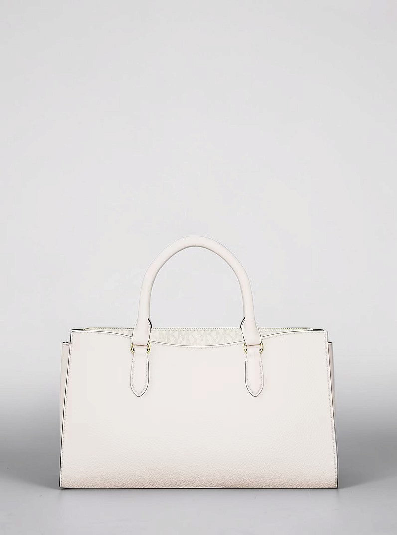 Michael Kors Arden  Signature Logo Top-Zip Satchel,35F6G4XS6S