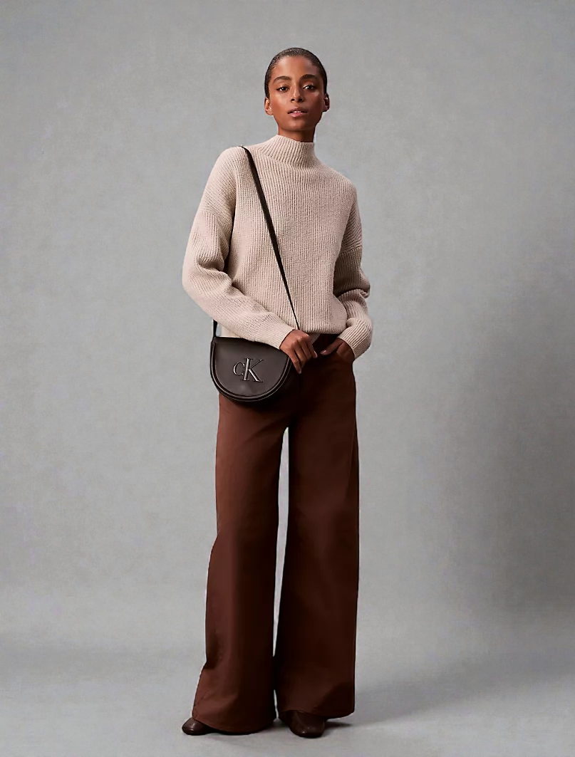 C.K Rib Top Flap Bag 4K3043G