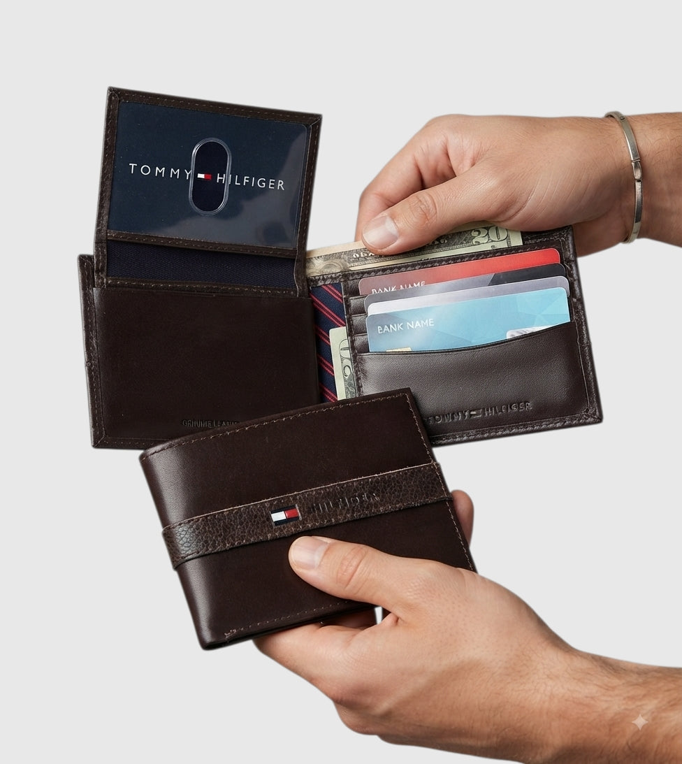 Tommy Hilfiger Men's leather wallet