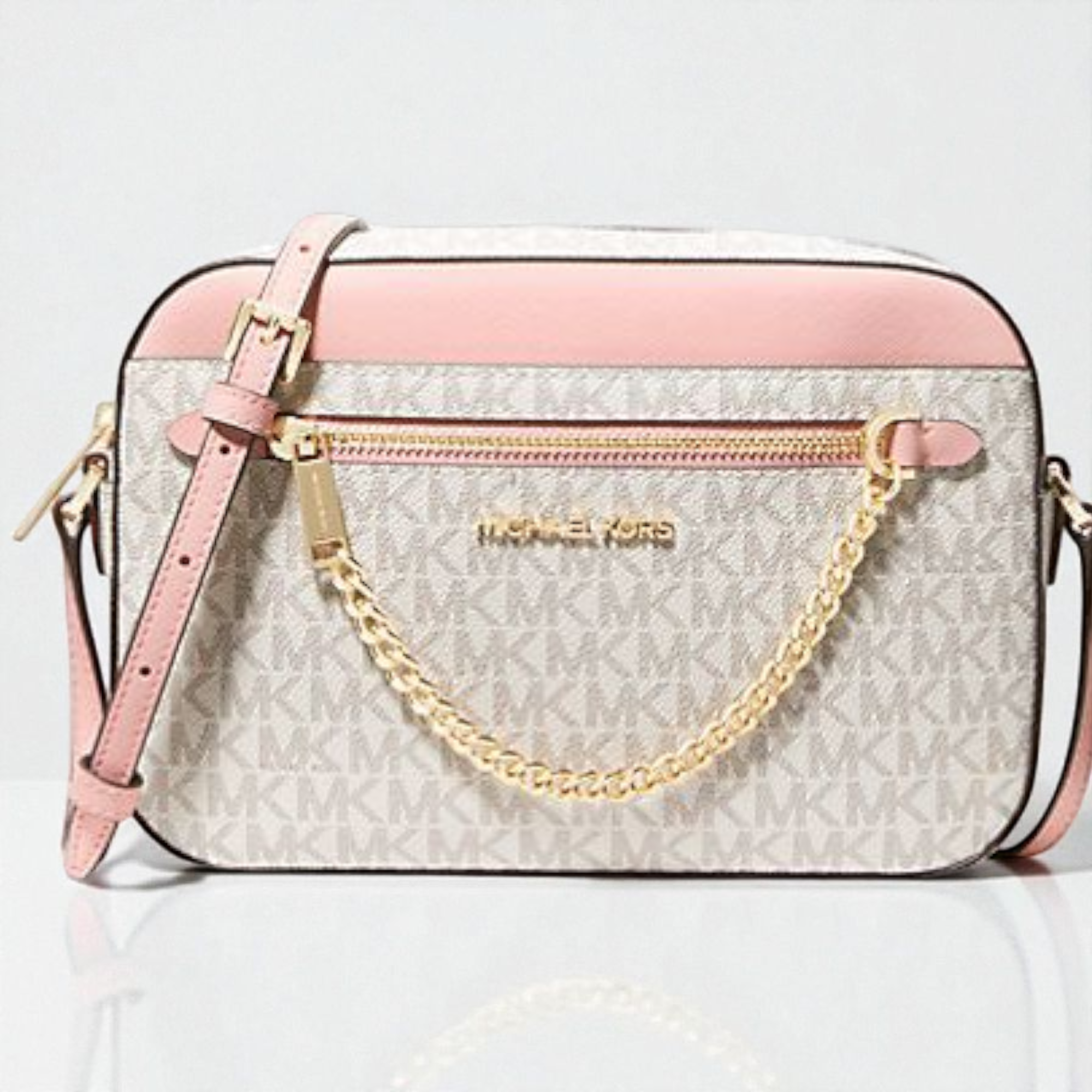 Jet Set Large Saffiano Leather Crossbody Bag 35S1GTTC9B