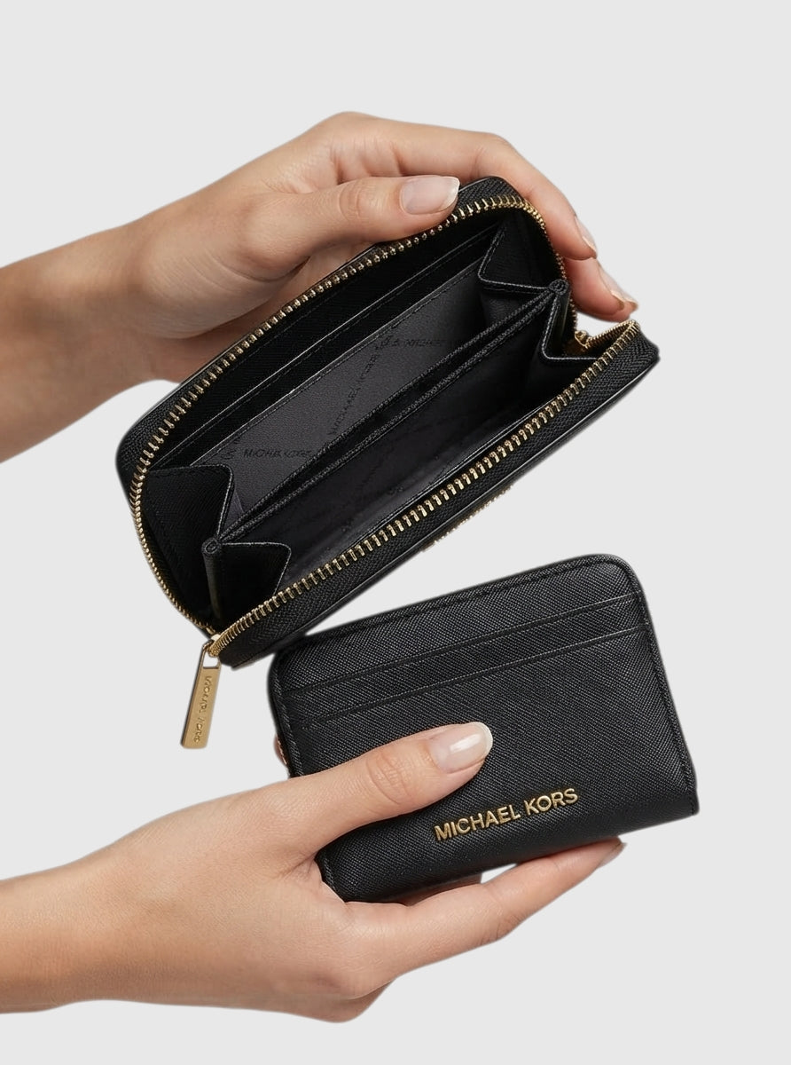 Jet Set Travel Medium Logo Zip-Around Card Case,35H9GTVZ2B