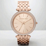 M.K Women's Darci Rose Gold-Tone Stainless Steel Bracelet Watch 39mm MK3192