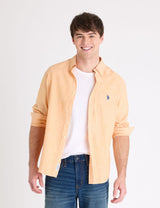 LONG SLEEVE LINEN BLEND SHIRT Serial 11H0380-WR00A