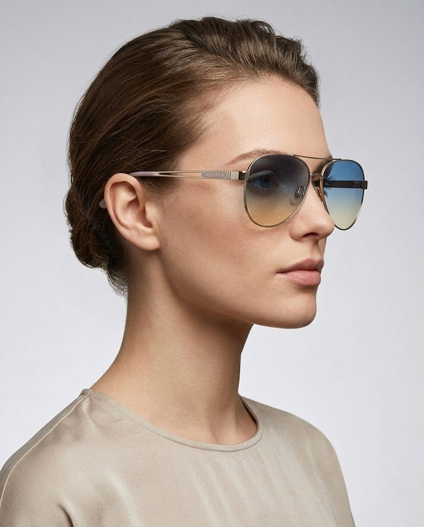 Immediate US Polo LADIES CLASSIC AVIATOR SUNGLASSES Serial PA5081