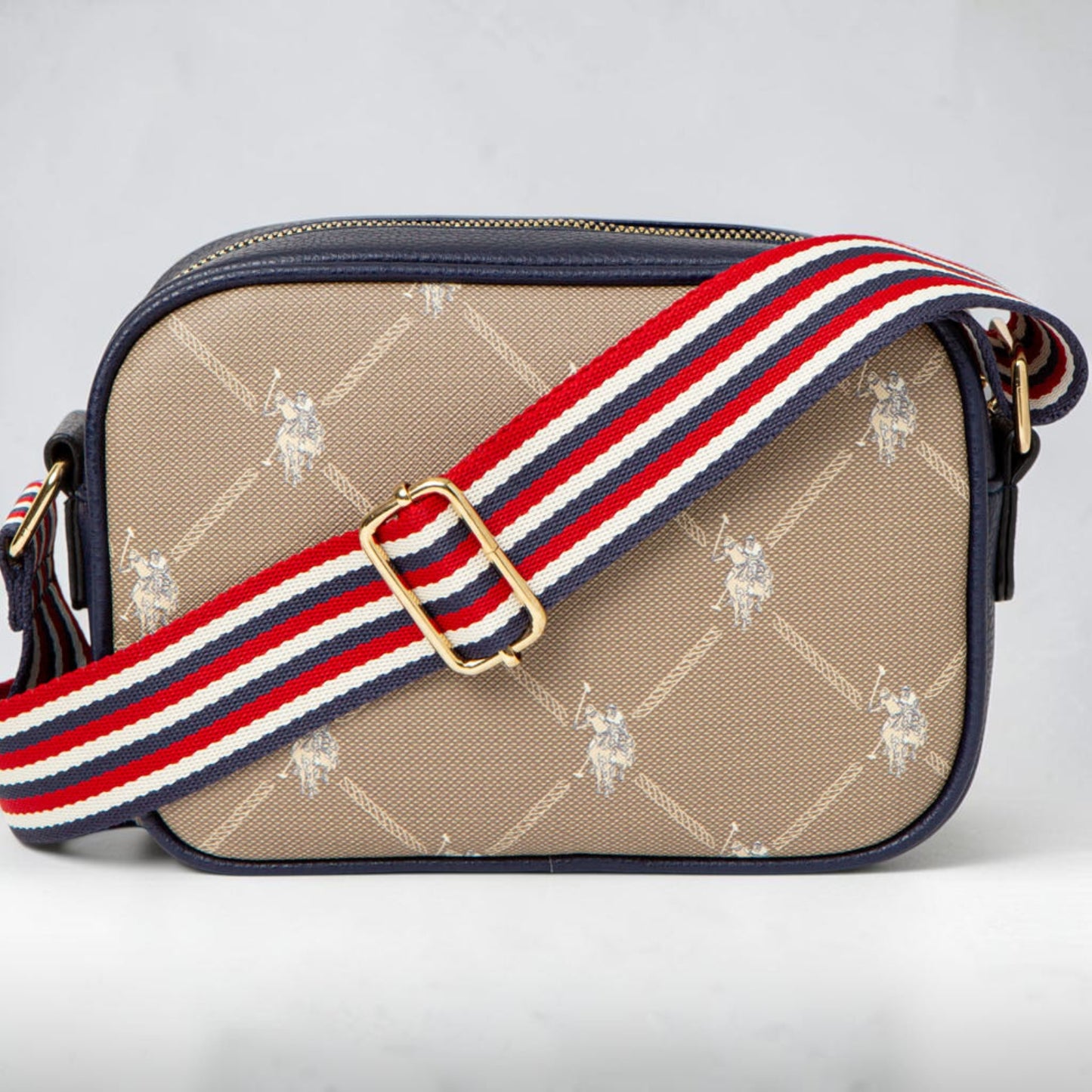 CLASSIC SIGNATURE STRIPE CROSSBODY BAG,27A192-AA00A