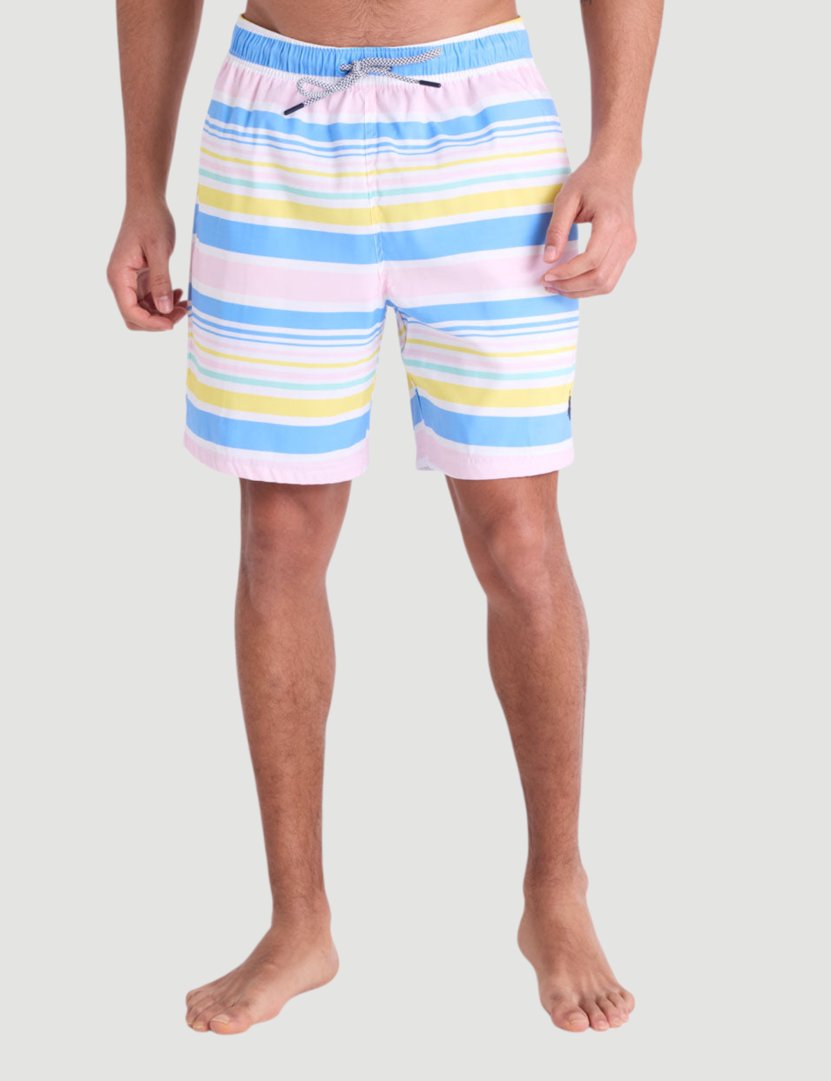 7" MULTISTRIPE SWIM SHORTS