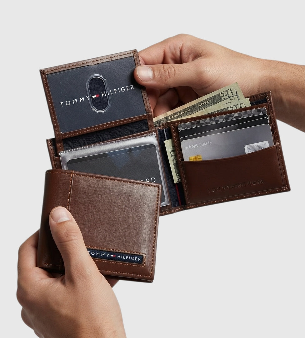 Tommy Hilfiger Men's leather wallet