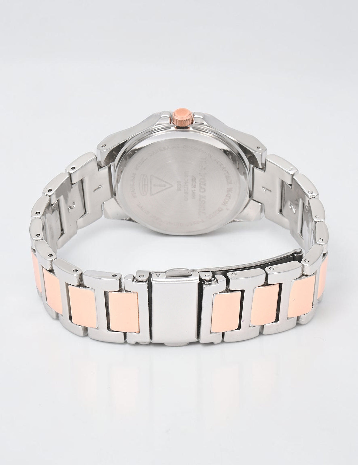 LADIES TWO TONE LINK ANALOG WATCH,USC40728UO-0000A