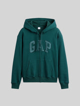 Gap Relaxed Gap Logo Zip Hoodie,627454
