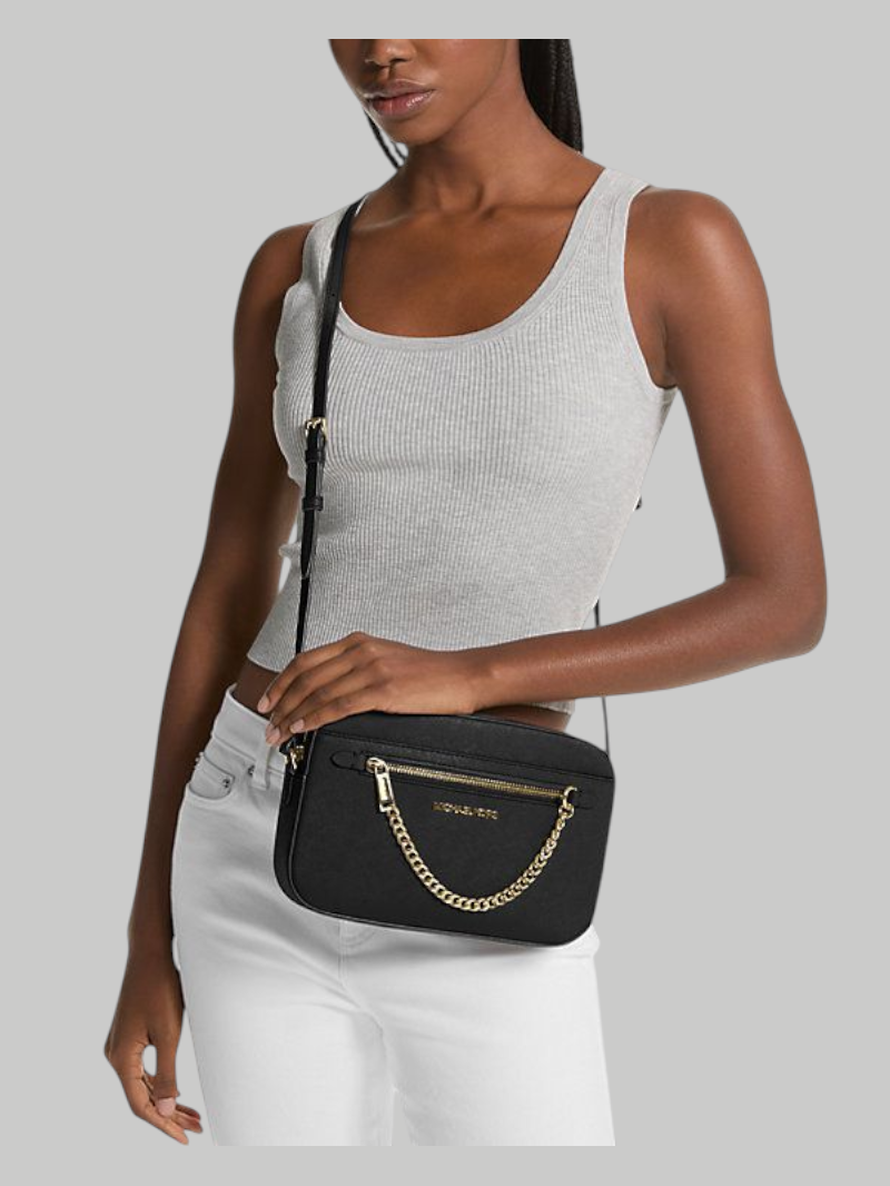 Jet Set Large Saffiano Leather Crossbody Bag 35S1GTTC9B