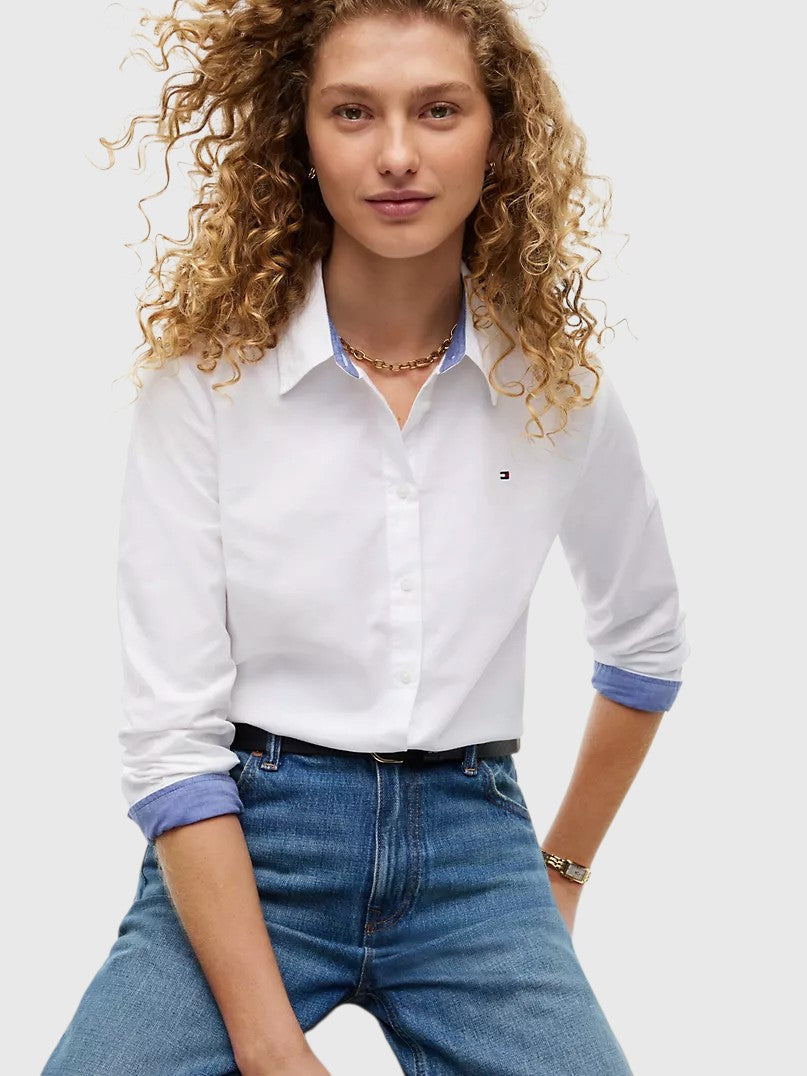 TOMMY HILFIGER Regular Fit Stretch Oxford Shirt,76J4826-XJP