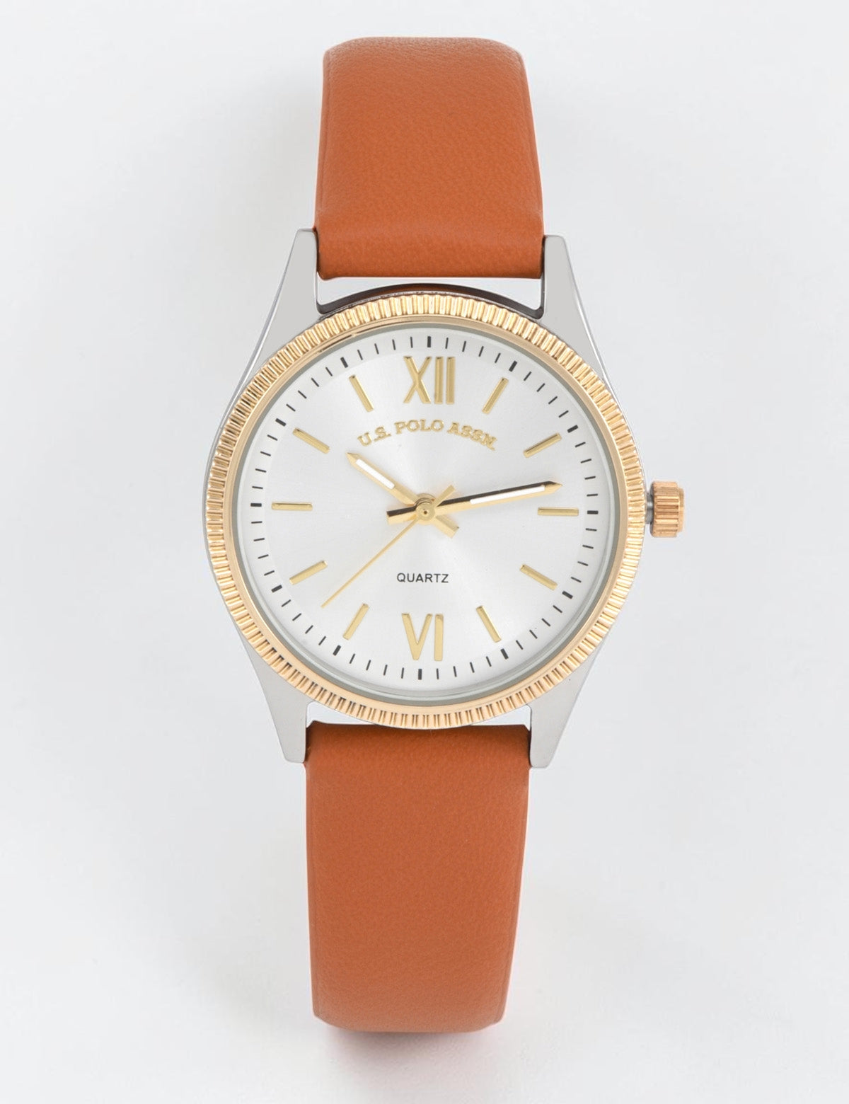 LADIES BROWN STRAP WATCH,USC42170UO-0000A