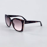 Guess Brown Gradient Butterfly Ladies Sunglasses,GF00040