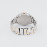 MENS SILVER LINK BRACELET WATCH,USC80772UO-0000A