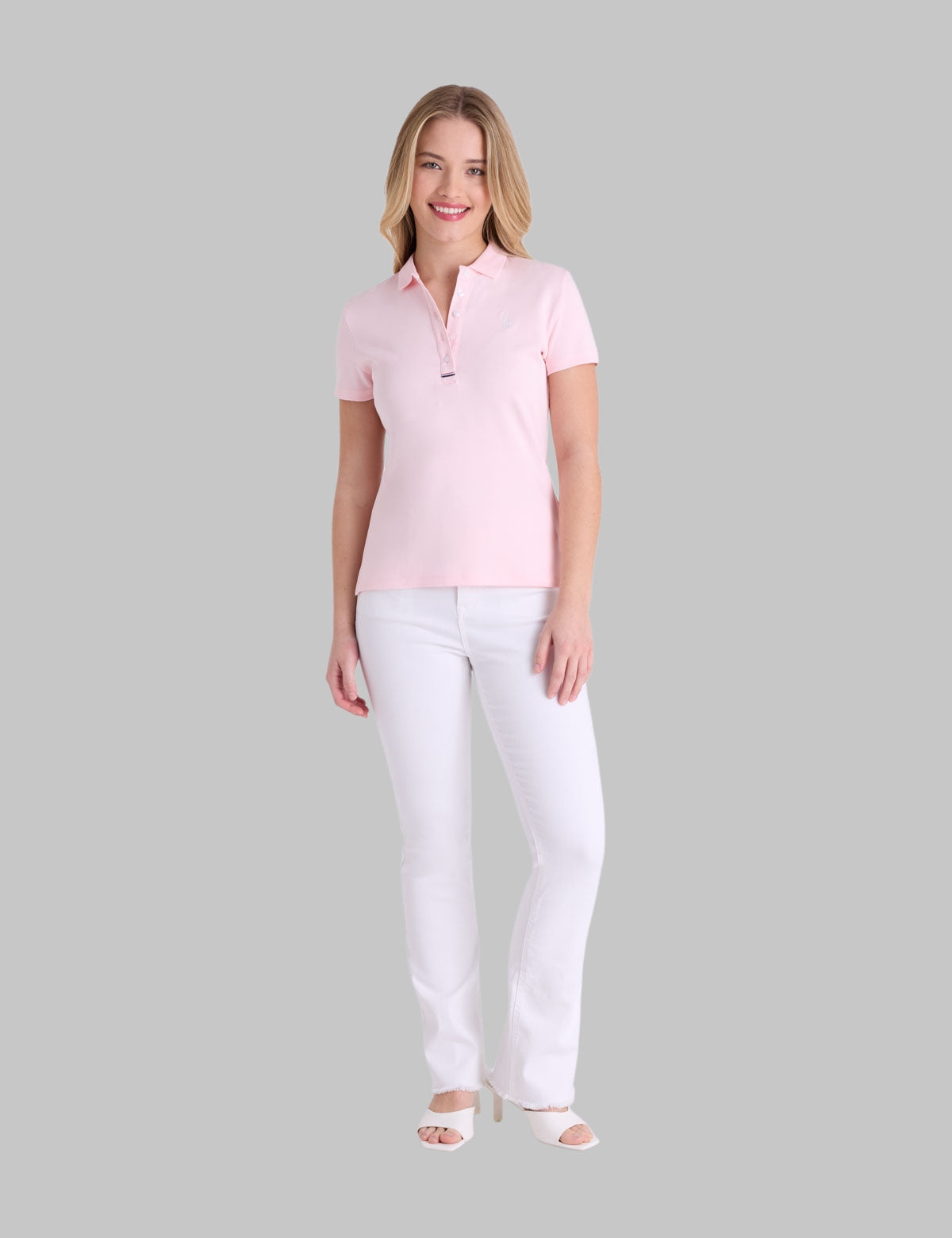 SLIM FIT INTERLOCK POLO SHIRT